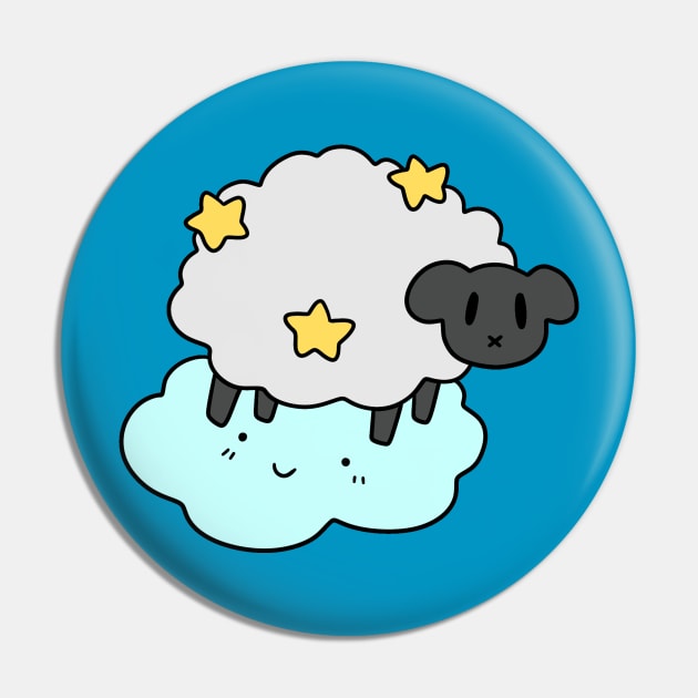 Star Cloud Sheep Pin by saradaboru