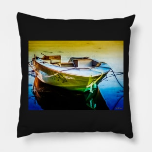 Sunset on a Boat Pillow