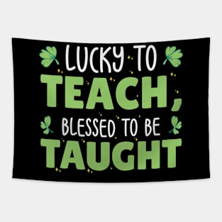 St. Patrick's Day Teaching Lucky Shamrock Clover Tapestry