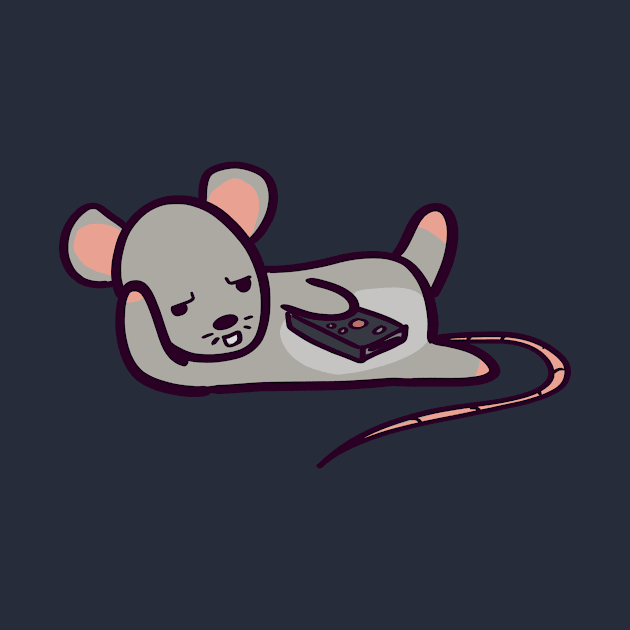 Couch Potato Rat by ThumboArtBumbo