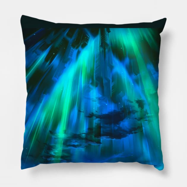 Hyperborea Pillow by aerroscape