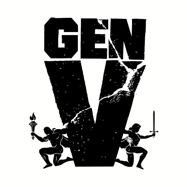 Gen V Fan Logo Black by Vault Emporium