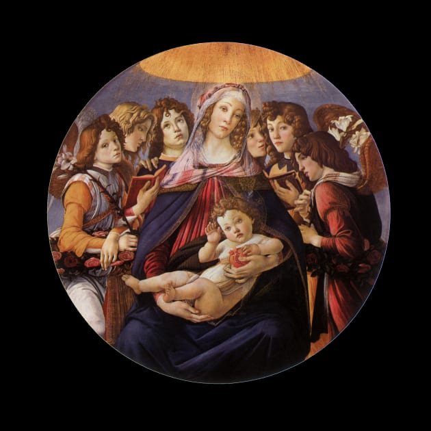 Madonna and Child with Angels by Sandro Botticelli by MasterpieceCafe