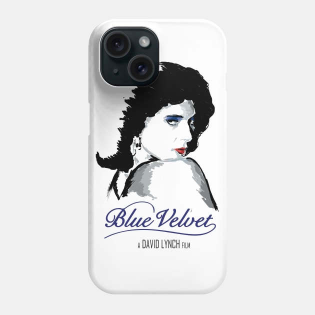 David Lynch's Ble Velvet Phone Case by burrotees