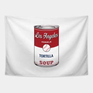 Los Angeles Angels Soup Can Tapestry