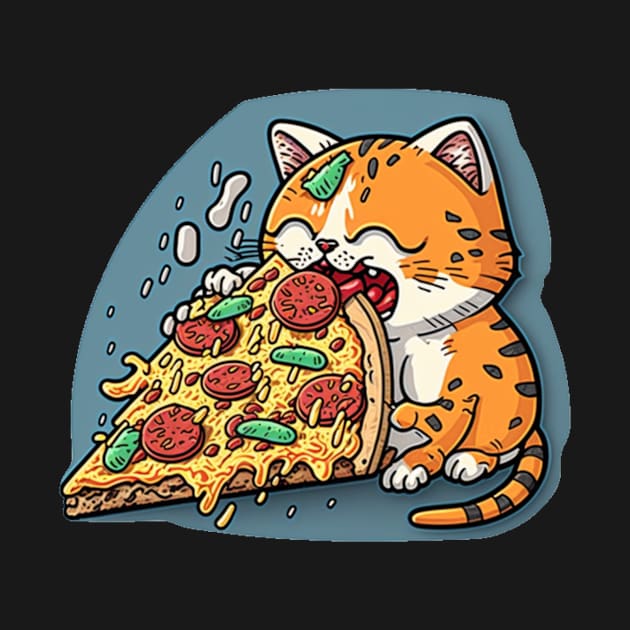 Pizza Cat by Evergreen Market