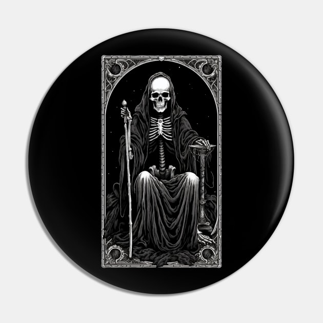 The Death Tarot Card Pin by Enyr's little witchy corner