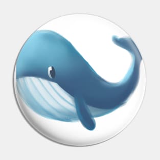 Cute Whale Drawing Pin