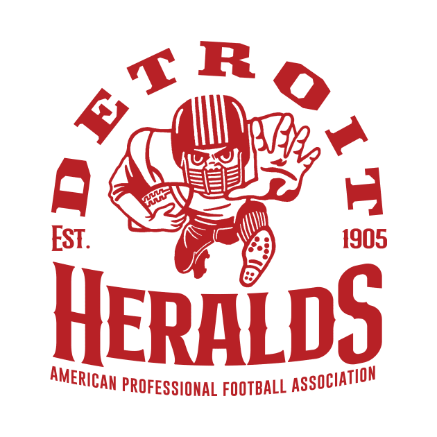 Detroit Heralds Football by MindsparkCreative