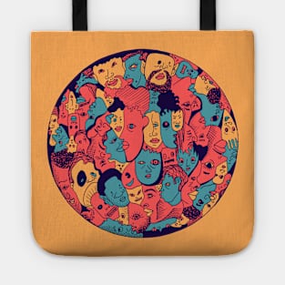 Retro Triad Many Faces Tote