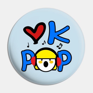 LOVE KPOP Pin