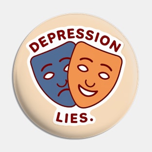 depression lies mental health awareness Pin