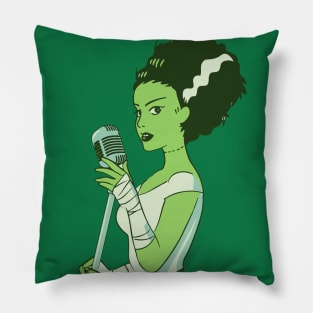 Bride of Frankenstein Lounge Singer Pillow