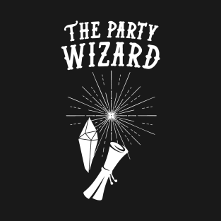 Wizard Dungeons and Dragons Team Party T-Shirt