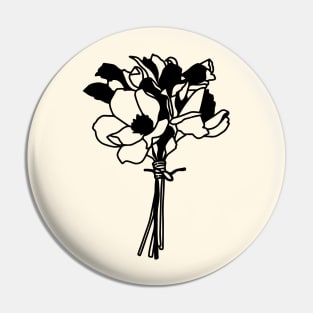 minimalist flowers Pin