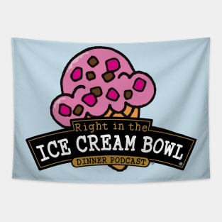 Right In The Ice Cream Bowl Tapestry