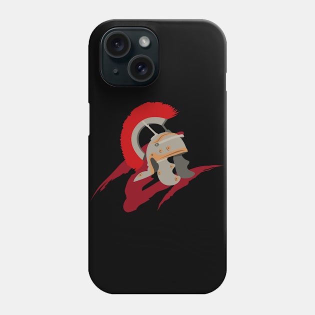 Ancient Roman Legion Legionary Helmet Phone Case by Styr Designs