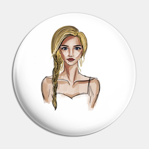 Fashion girl Pin by Keen_On_Colors