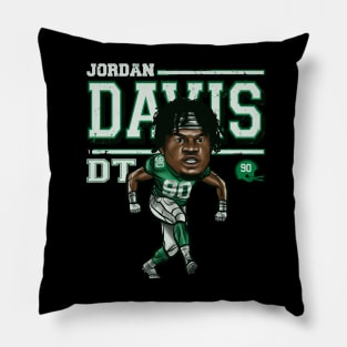 Jordan Davis Philadelphia Cartoon Pillow