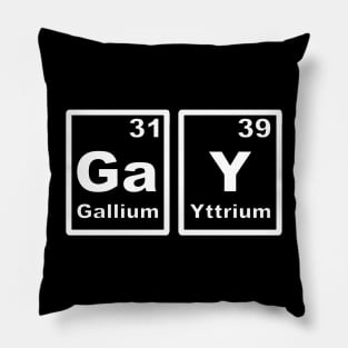 The gay periodic table Pillow