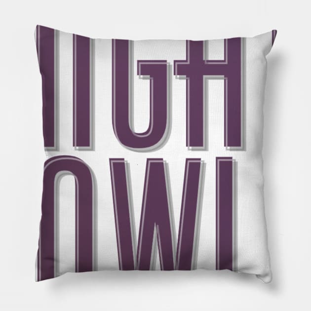 Night Owl Pillow by afternoontees