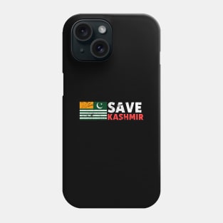 Save Kashmir - Azaad Kashmir Distressed Vintage Flag Phone Case