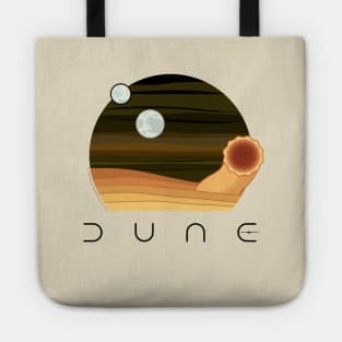 Dune Desert Night and Sandworm (light backgrounds) Tote