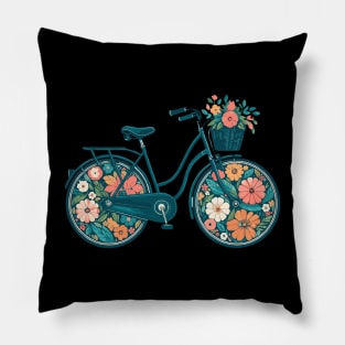 Retro Vintage Bike Pillow