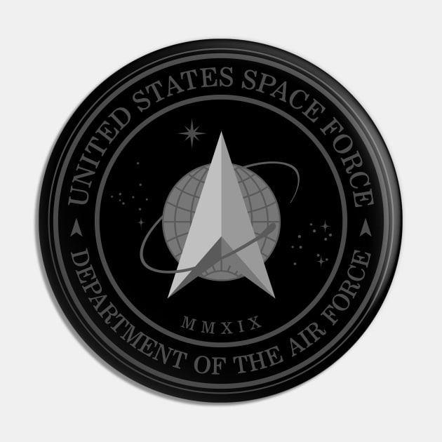 SPACE FORCE - GREY [CIA-TP] Pin by CIA