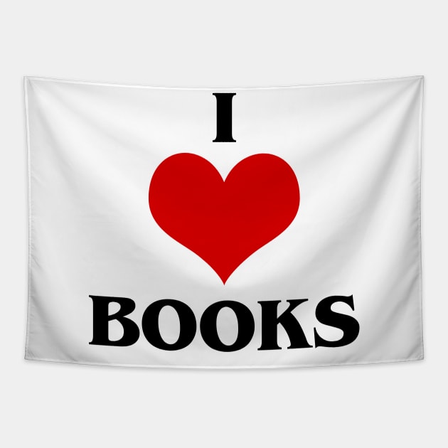 I Heart Books Tapestry by These Things Matter