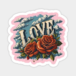 Love Takes Flight: Soar Through Blooms This Valentine's Day Magnet