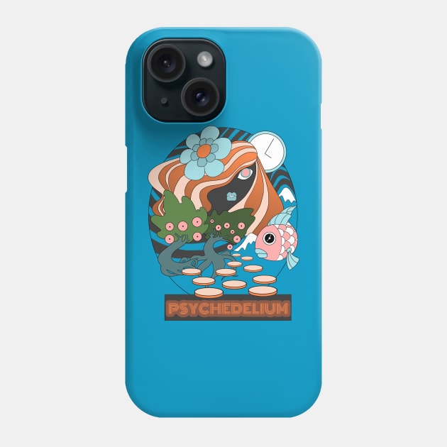 Psychedelium Phone Case by TomiAx