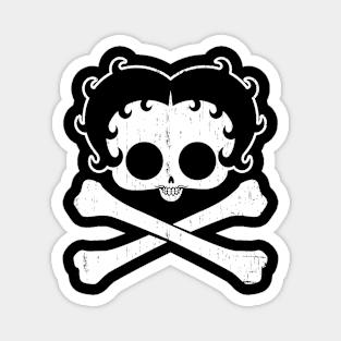 BETTY BOOP - Skull & crossbones 2.0 Magnet