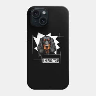 Funny Gordon Setter Dog Owner Humor Phone Case