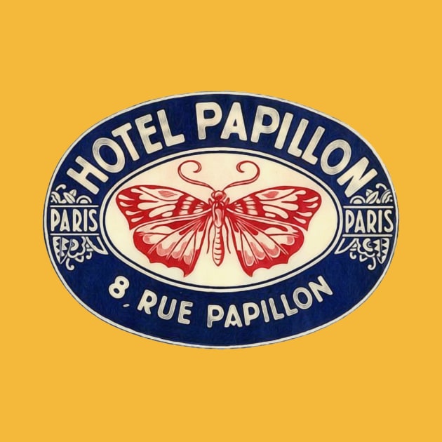 Hotel Papillon Paris by 20th Century Tees