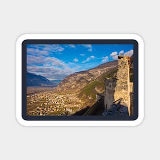 View from Beseno Castle in Trentino, Italy Magnet