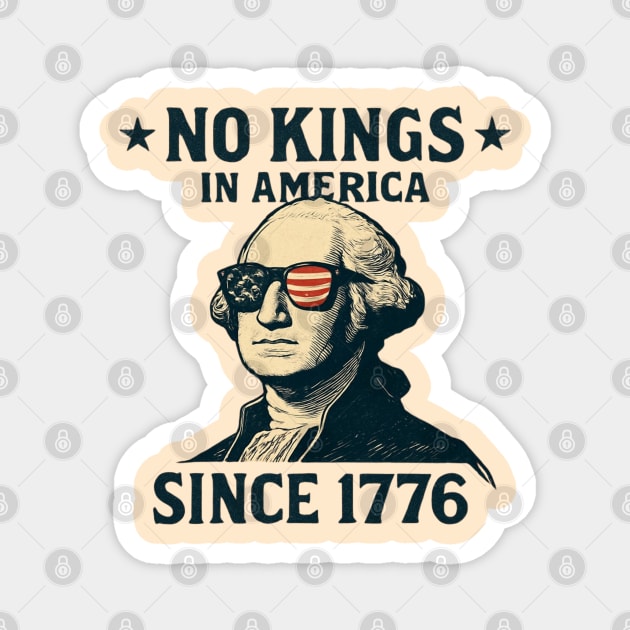 No-Kings Magnet by Creatifly Graphic Tees