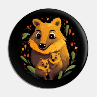 Quokka Fathers Day Pin