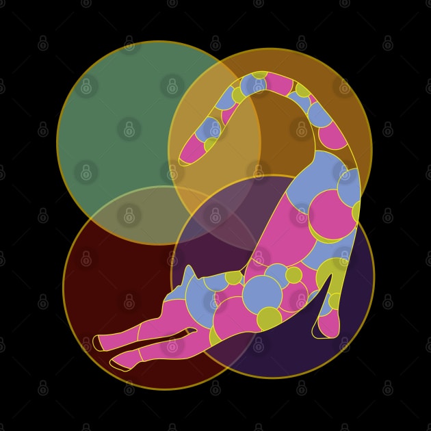 Cat with Circles by Sassifrassically's  'Swasome Shop