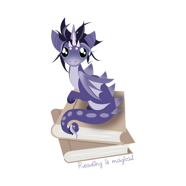 Lil Beastie: Reading is Magical by lilrebelscum