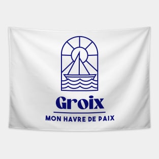 Ile de Groix my haven of peace - Brittany Morbihan 56 Sea Holidays Beach Tapestry