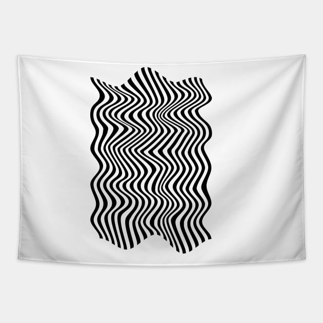 Mod Waves #3 Tapestry by n23tees