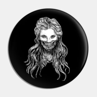 Zombie Girl Pin