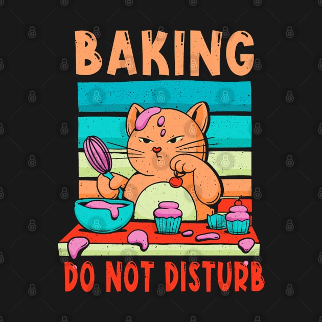 Baking No Disturb Bake Baker Dessert by CrissWild