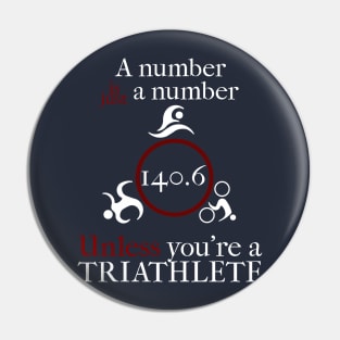 Inspirational Full Triathlon 140.6 Pin