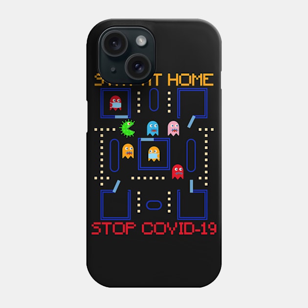 Stop Covid 19 Phone Case by Aquarius