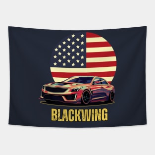 Cadillac CT5-V Blackwing US Flag Tapestry