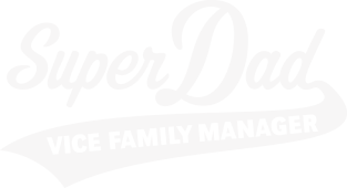 Super Dad – Vice Family Manager (White) Magnet