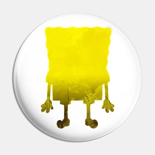 Sponge Inspired Silhouette Pin