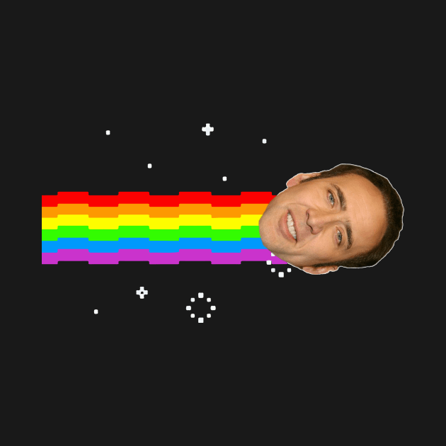 Nicolas Cage Nyan Cat Meme by Nova5